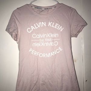 Pink Calvin Klein shirt